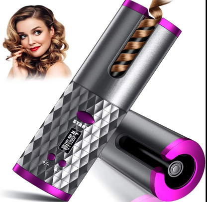 Auto hair curler - side profile