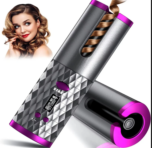 Auto hair curler - side profile