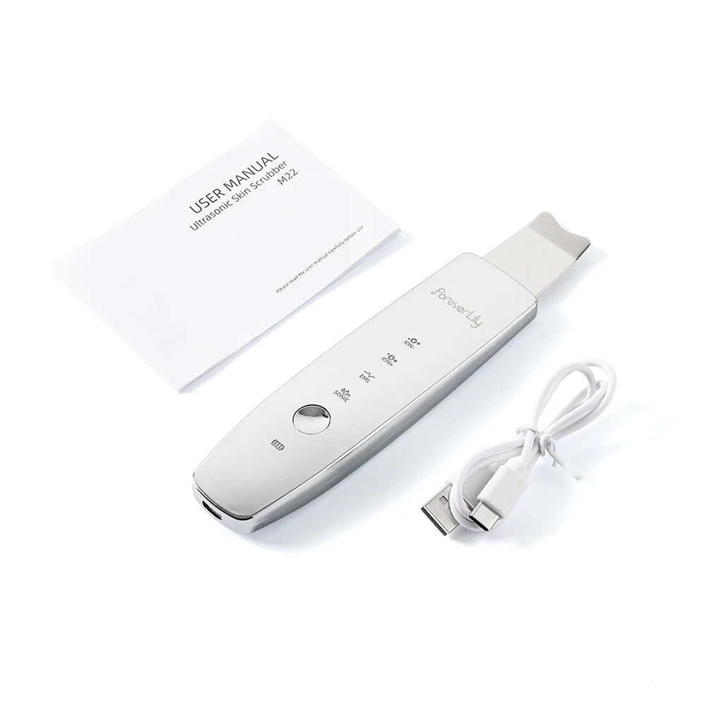 Ultrasonic skin scrubber - facial exfoliation