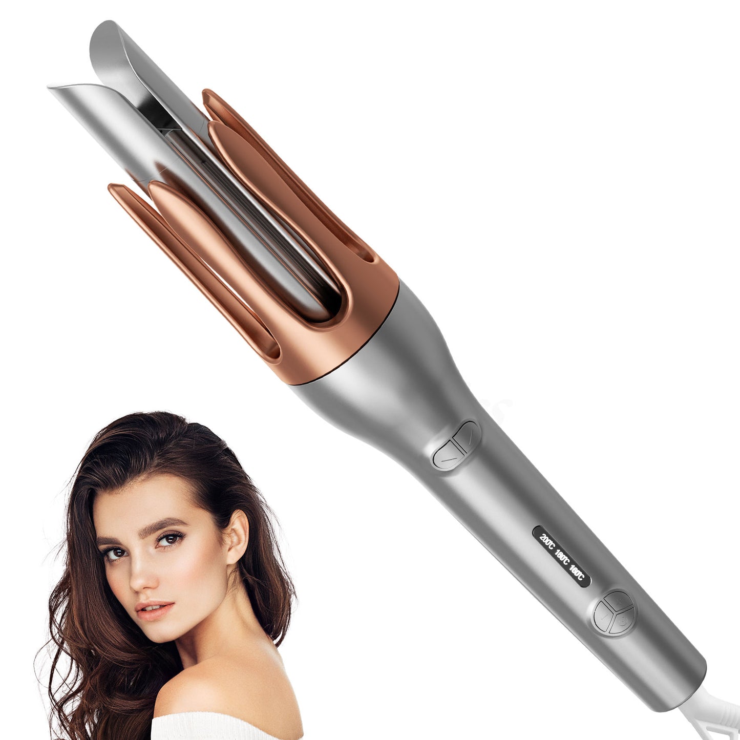 Auto hair curler - professional ceramic barrel