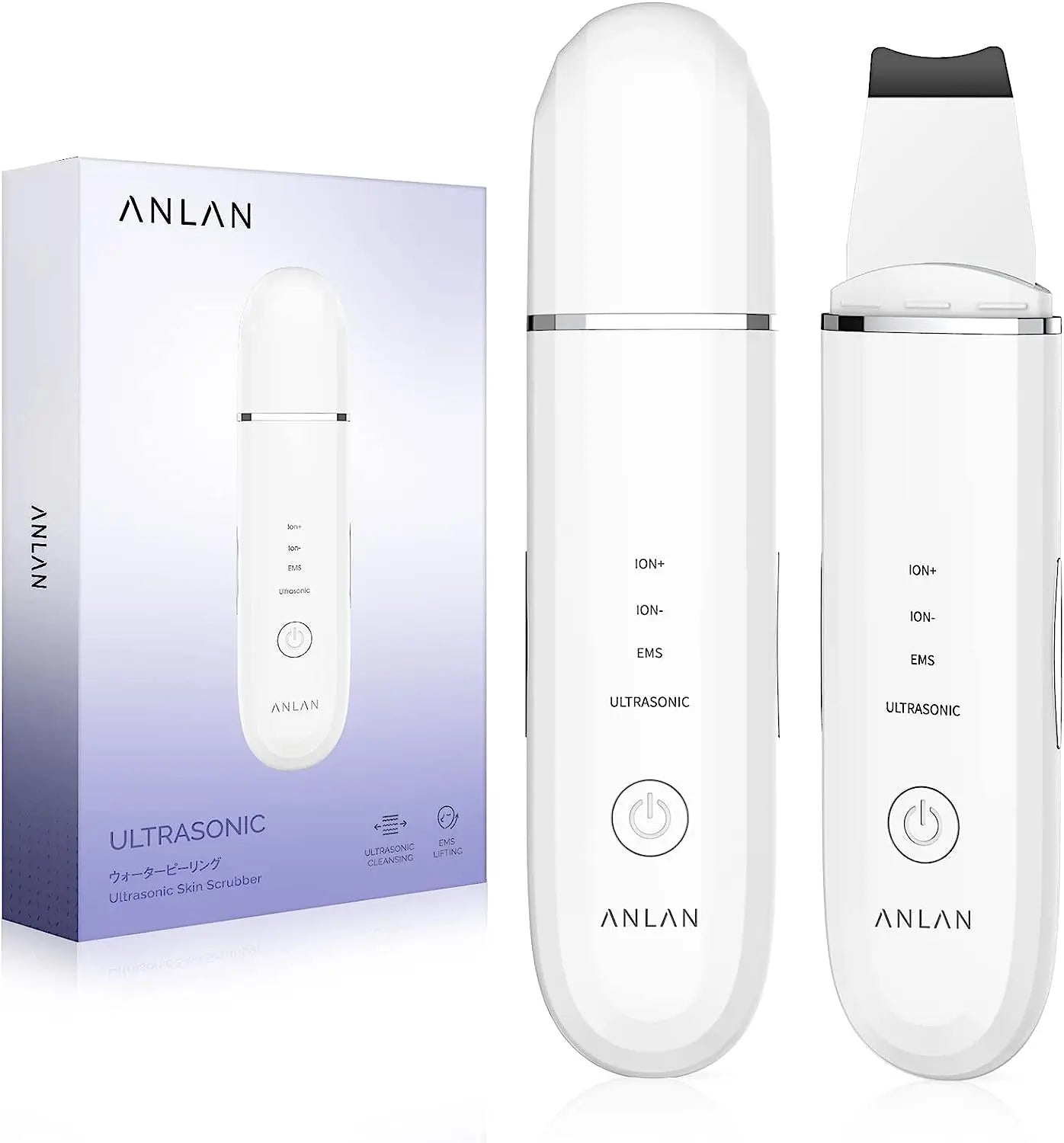 Ultrasonic skin scrubber - compact USB rechargeable