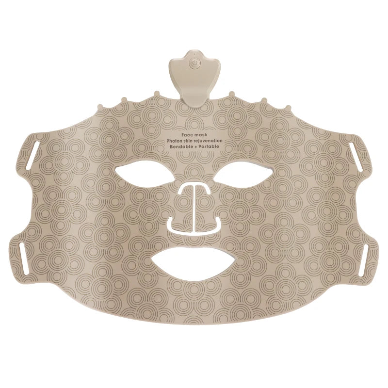 LED face mask - 7 colour light therapy front view
