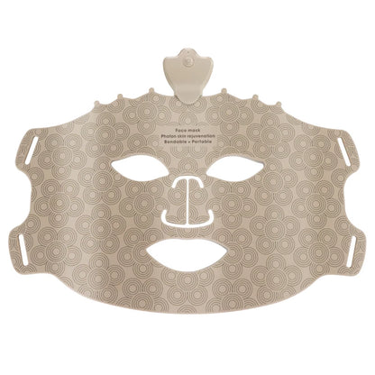LED face mask - 7 colour light therapy front view
