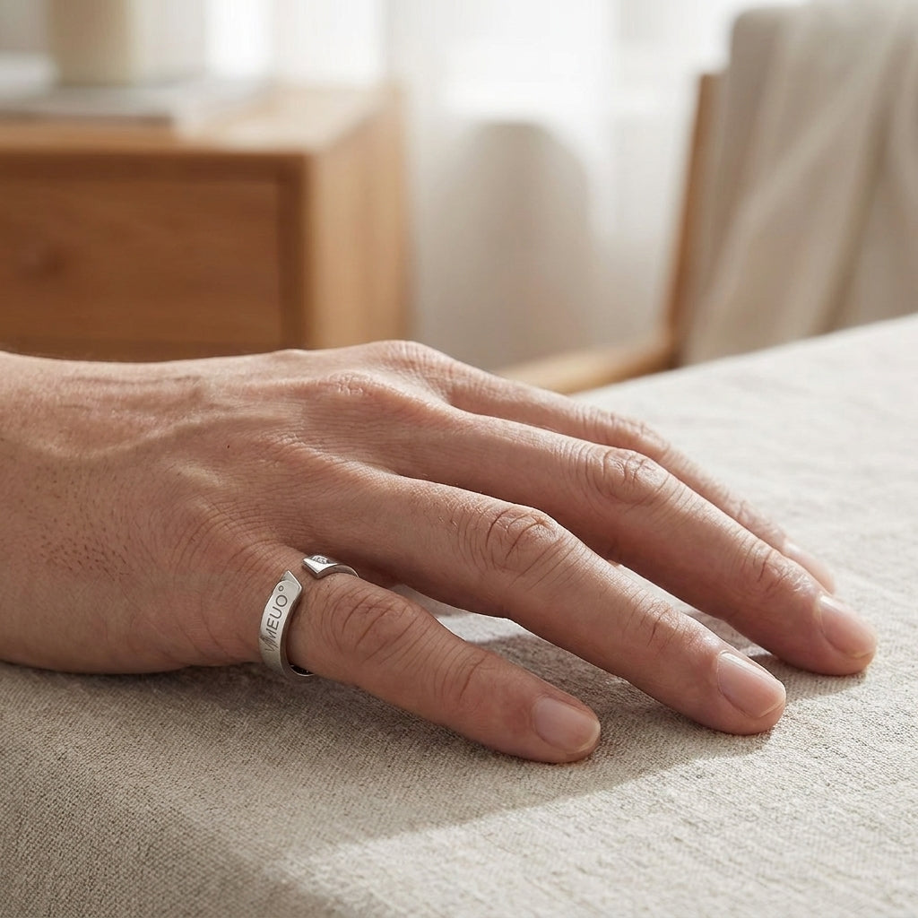 anti snoring ring — worn pinky