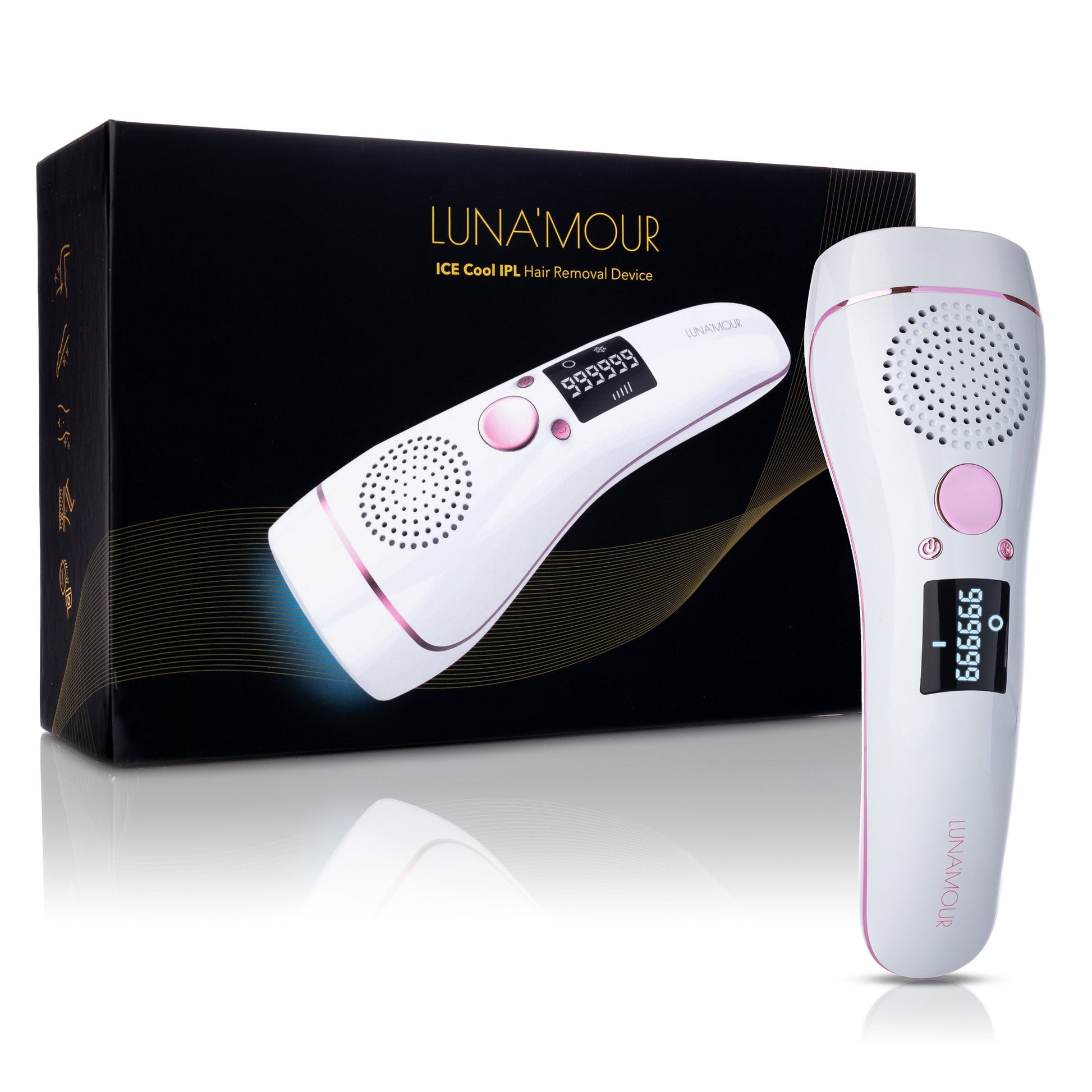 Shoporra IPL Hair Removal Device - 5 intensity levels with LCD display